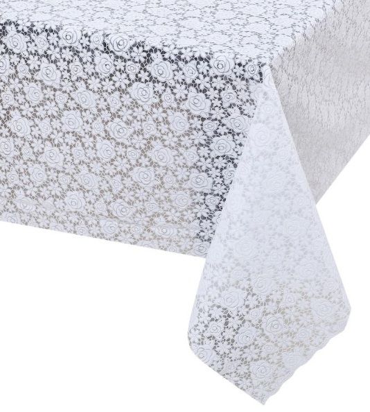 Скатерть ТR-683 белая (138*20)