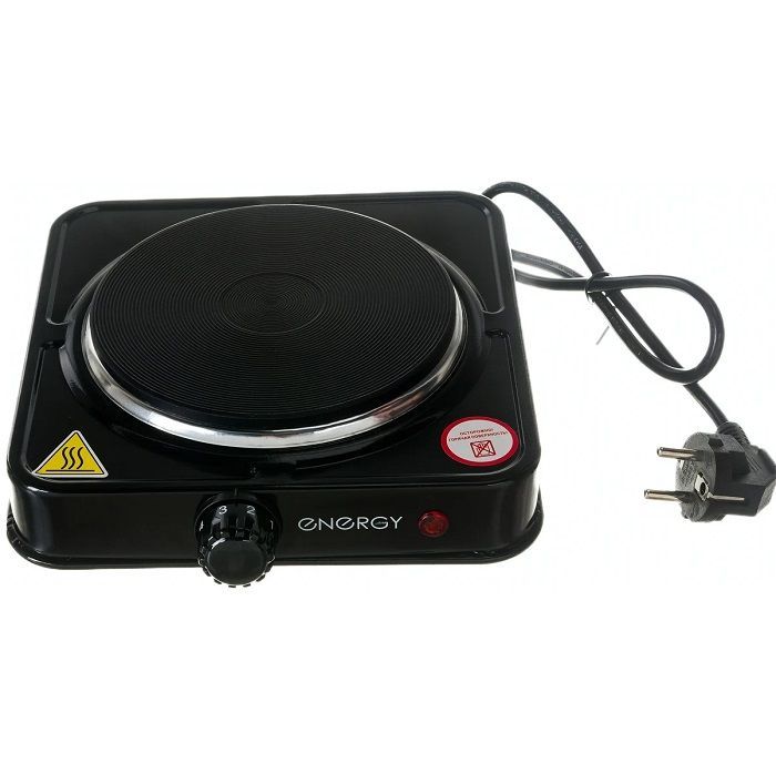 Электроплитка ENERGY EN-901В (1конф. 1,0кВт, диск) черн.