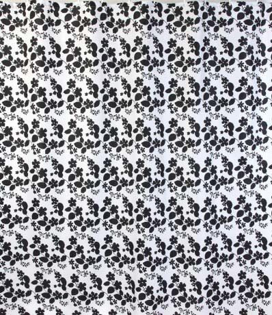 Штора для ванной тканевая черная, Z-1189, "Залел", 180*200