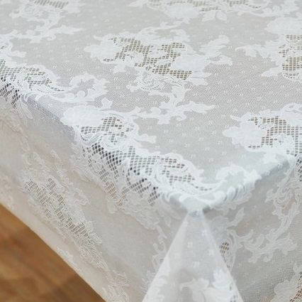 Клеенка ажурная "Grace Лейс" LA-019 U бел. (1,37х20м)