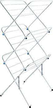 Сушилка для белья напольная вертикальная складная, 530х495х1300, белая, СБВ2/Б. Ника