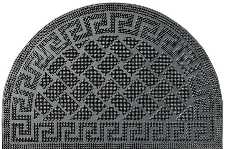 Коврик резиновый PIN MAT 45х75 (мостовая) полукруг