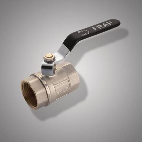 Кран шаровый ручка латун.никел. F 201.07 (FR 201 1*1/4F/F) Frap