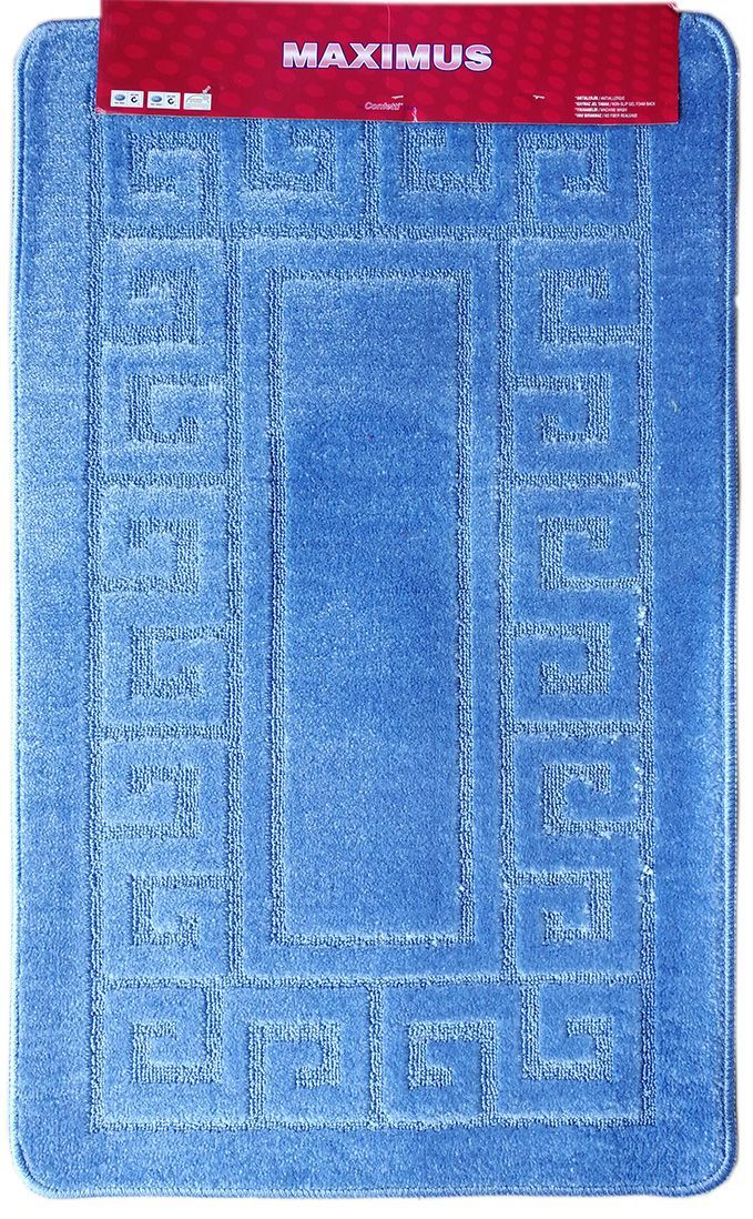 Набор ковриков Maximus (2предмет) 60х100/50х60см 522 голубой