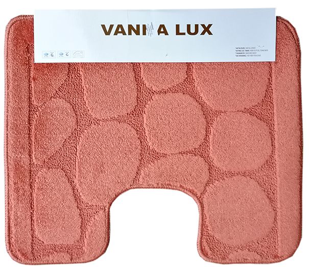 Коврик Vanna Lux туалет (1предмет) 50х60 см терракот