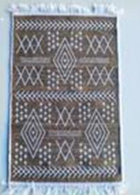 Коврик из хлопка 80*150 крем./сер. 70534 Kilim GOLD
