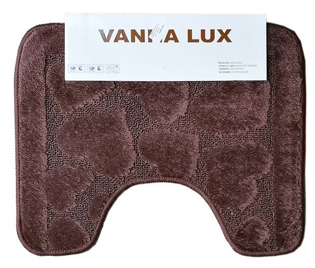 Коврик Vanna Lux туалет (1предмет) 40х50 см коричн.
