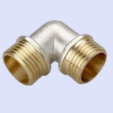 Уголок резьбовой латун. F 326.0505 (L3/4М*3/4М) (уп.5шт.)