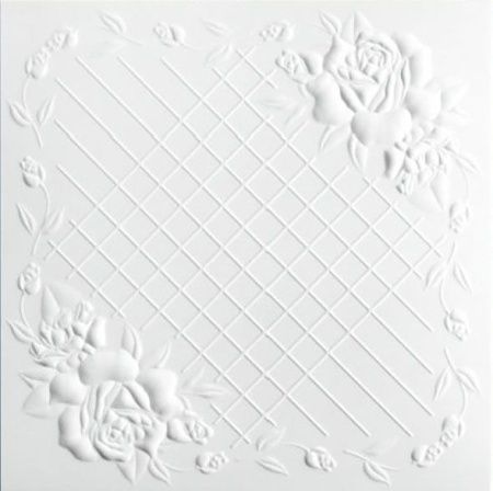 Плитка потолочная белая ламинированная Солид С-2064/42 (упак.168 шт.)