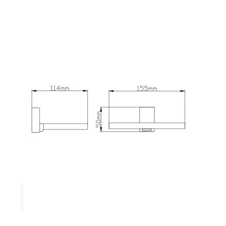 Настенная мыльница (Решетка) P1602-1 (16 серия)