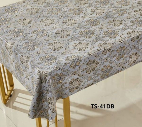 Клеенка на тк.основе лазерная "Жемчуг с принтом" 21697 (1.37х20м)