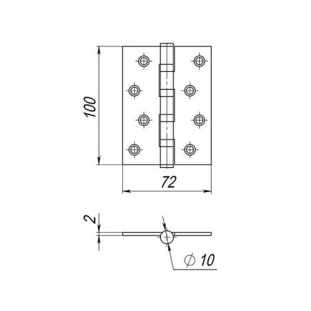 Петля универсальная IN4000U SN