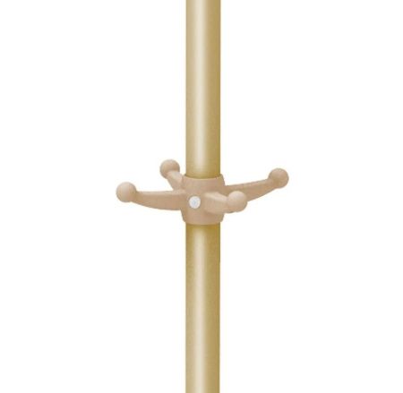 Вешалка напольная ВК4/З Комфорт 4 золотистый Ника