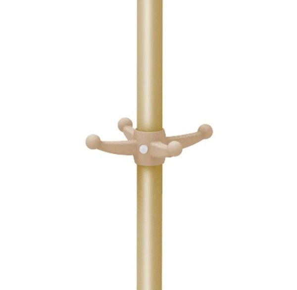 Вешалка напольная ВК4/З Комфорт 4 золотистый Ника