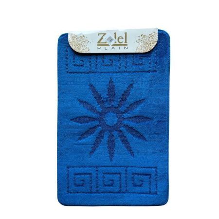 Набор ковриков Залел (2предмет) 55х85/45х55 синий