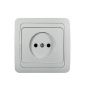 Розетка одинарная CLASSICO 2022 белая