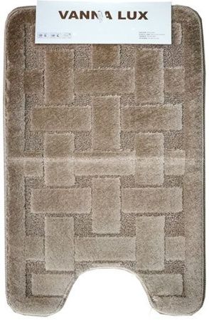 Коврик Vanna Lux туалет (1предмет) 50х80см коричн.