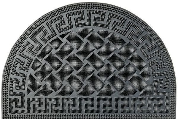Коврик резиновый PIN MAT 45х75 (мостовая) полукруг