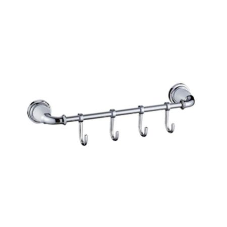 Держатель полотенец трубчатый (4 крючка) P7214-4 (72 серия)
