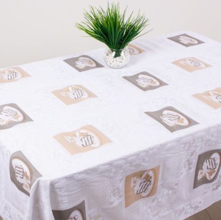 Клеенка ажурная "Lace Print" 213F-3 (1,37х20м) беж.