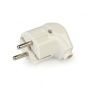 SmartBuy вилка 16А 250В (АБС-пластик, угловая, белая, земля) SBE-16-P02-w
