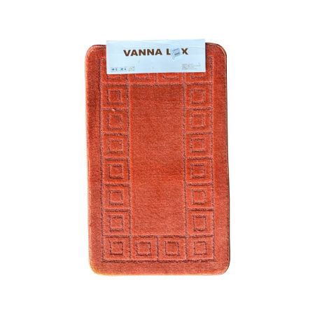 Набор ковриков Vanna Lux (1предмет) 50х80см терракот