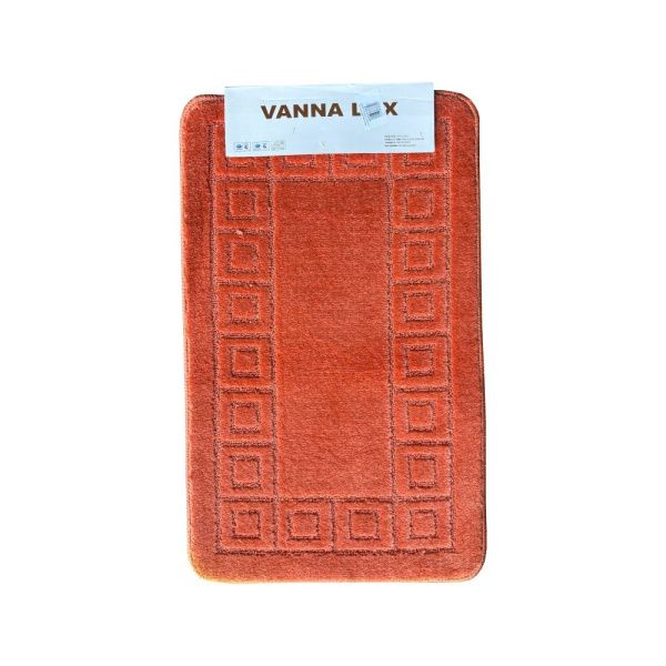 Набор ковриков Vanna Lux (1предмет) 50х80см терракот