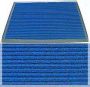 Коврик ворсовой Делюкс 33х60 синий