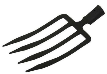 Вилы садово-огородные 4-рог.кованные с черенком*