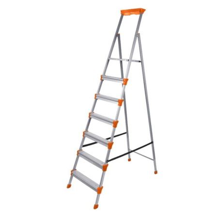 Стремянка широкая 7ст. металл. СМ7 Ника