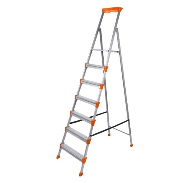 Стремянка широкая 7ст. металл. СМ7 Ника