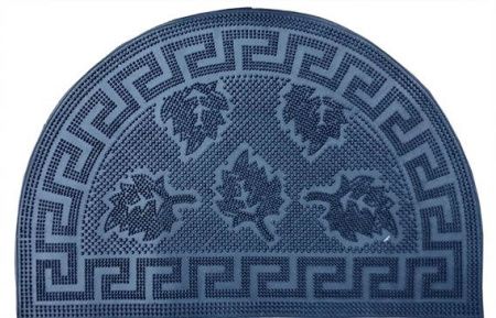 Коврик резиновый PIN MAT 40х60 (этно) полукруг