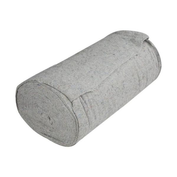 Полотно холстопрошивное шир. 1,5 м. пл.180-200 (рулон 50м) СЕРОЕ