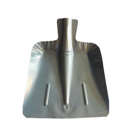 Лопата для снега металлическая 450*380 оцинкованная с мет.планкой ЛС-1 (упак 5шт.)