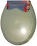 Крышка для унитаза жесткая зеленая "Классик"