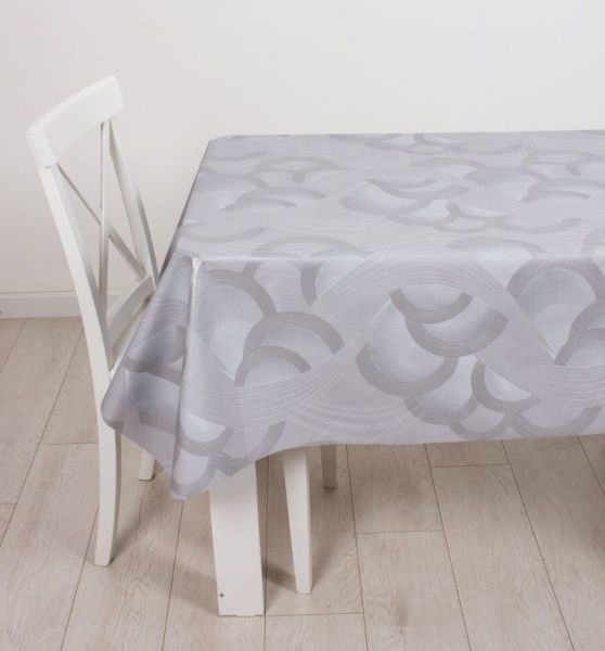 Клеенка на нетк.основе "Camelia" 326/7 Серебряная чешуя (1,40х20м)