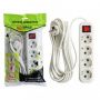 Сет. удлинитель ПВС 3х1 4роз. 3м 16А земля, выкл (корпус АБС-пластик) E1М