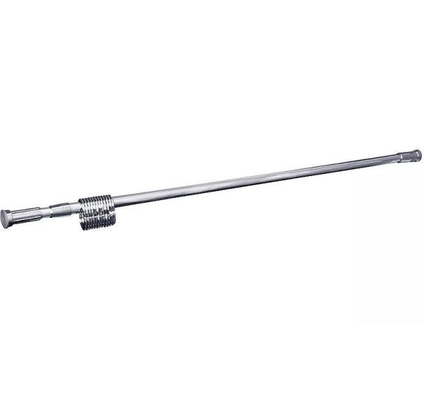 Карниз для ванной поворотный без пружин. хром (110-200см) ЗАЛЕЛ