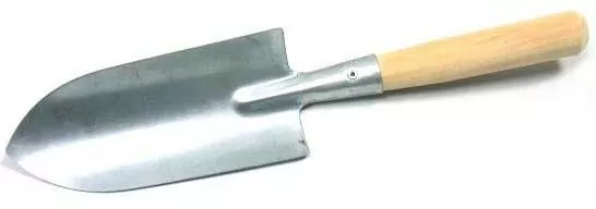 Совок посадочный с деревянной ручкой оцин. (СПШ) (упак.5шт.)