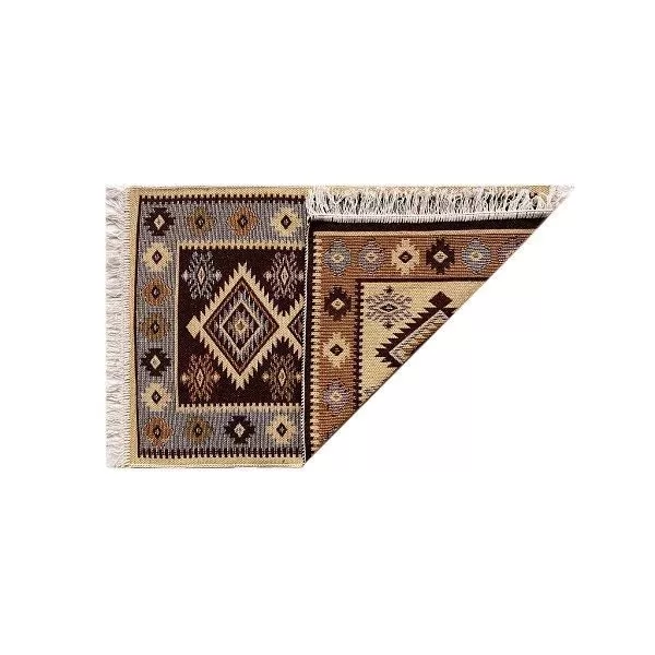 Коврик хлопок/смешан.нить 60*120 кор./беж. UK1871 Kilim Usak