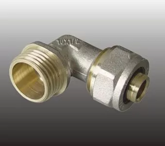 Угольник ц/ш F 308.2005 (FR 2004-L20*3/4М)  латунь (уп.10шт.) Frap