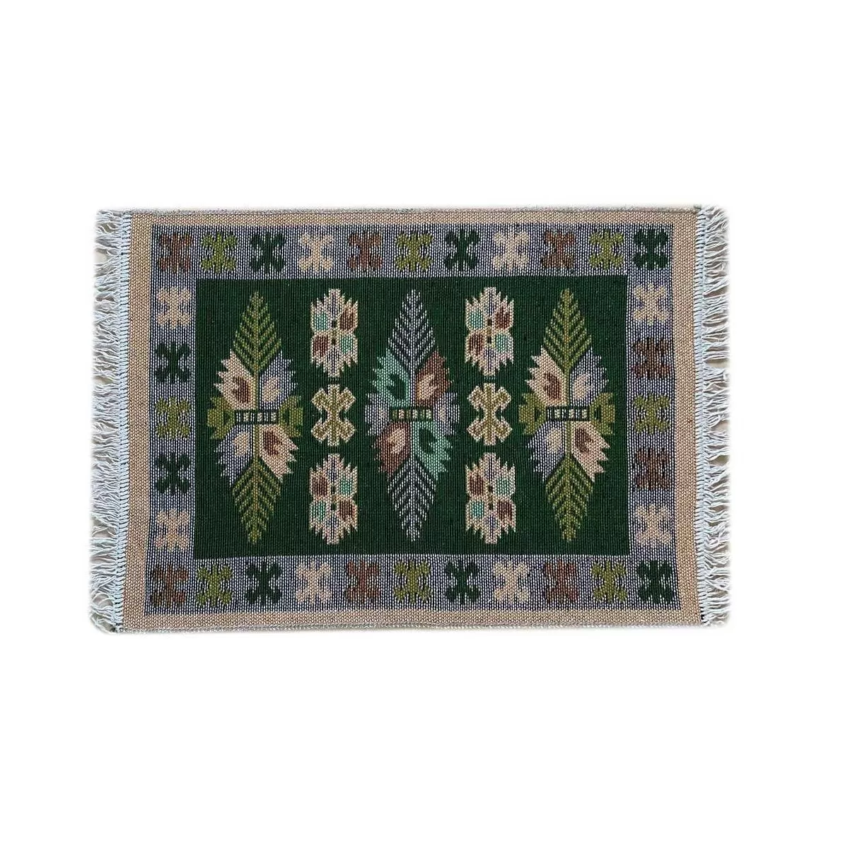 Коврик из хлопка 50*80 зел 11580101 Kilim Usak