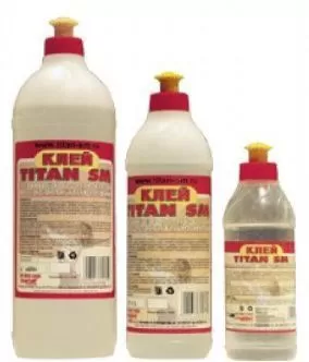 Клей для потолочной плитки 1л (уп.25 шт.) Титан