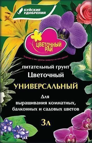 "Цветочный рай" универсальный 3л. (для Цветов) (6 пакетов)