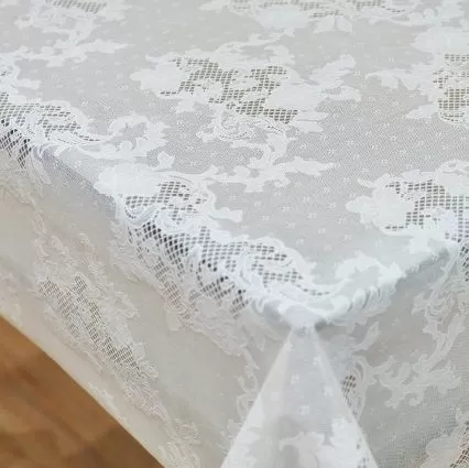 Клеенка ажурная "Grace Лейс" LA-019 U бел. (1,37х20м)