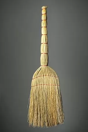 Веник сорго молдавский плоский малый (связка 50шт.)