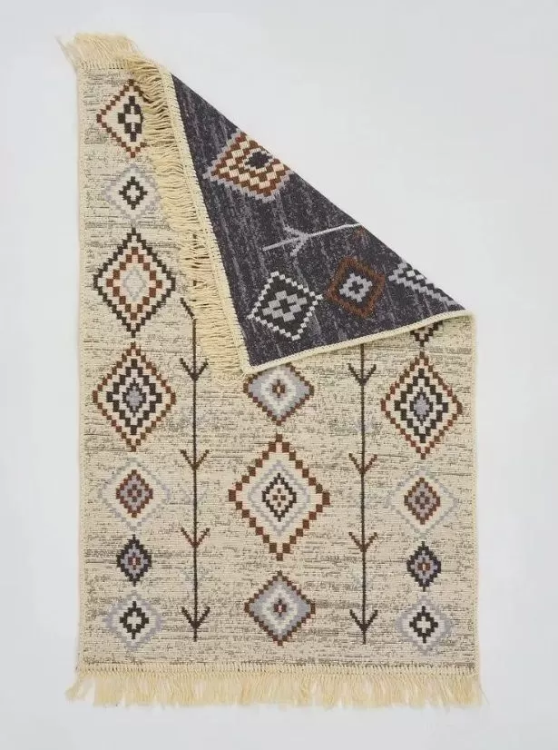 Коврик из хлопка 60*90 беж. 58239 Kilim GOLD