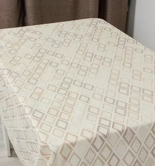 Клеенка ажурная "Lace Print" YD-466F, беж (1,37х20м)
