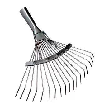 Грабли веерные 22 зуб. проволочные оцинк. с черенком* (упак. 10шт.)