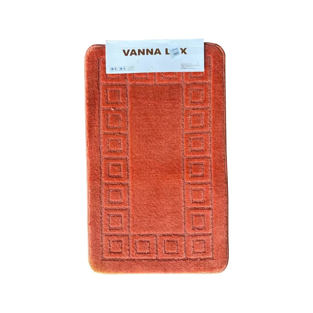 Набор ковриков Vanna Lux (1предмет) 50х80см терракот